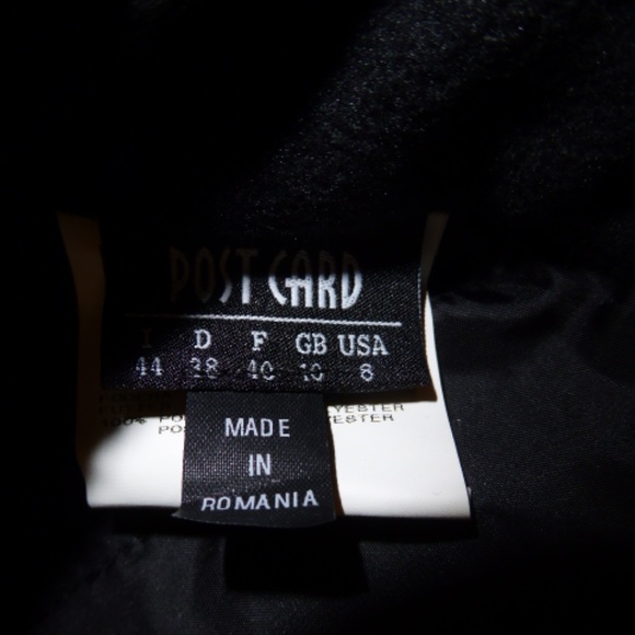 NEW POSTCARD BLACK SKI snowboard PANTS WOMEN 8 i44 - Picture 7 of 7